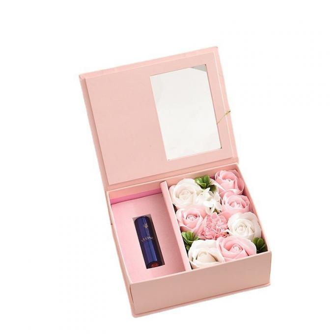 Luxury Black Cardboard Valentine′ S Day Flower Gift Box
