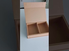 Boîte cadeau en papier kraft pour portefeuille, ceinture, clés, montre, séparateur, aimant
