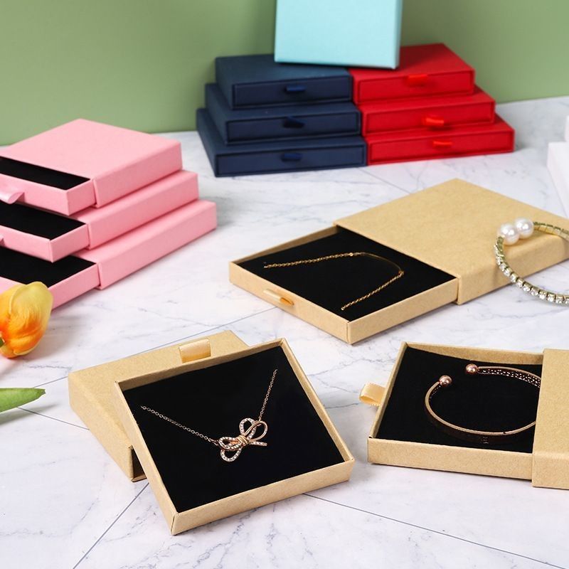 Portable Carré Mini bijoux sac de voyage bagues boucles d'oreilles collier fête de mariage boîte cadeau