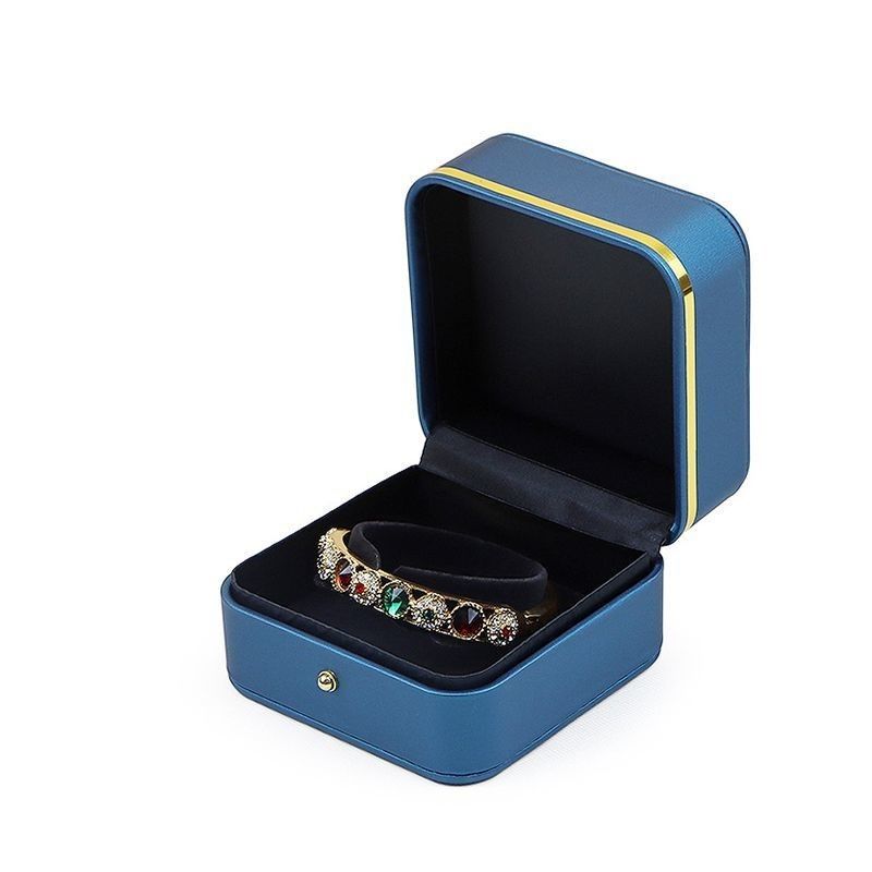Boîte d'emballage de bijoux en PU pour bagues, boucles d'oreilles, bracelets et colliers 0,300 kg