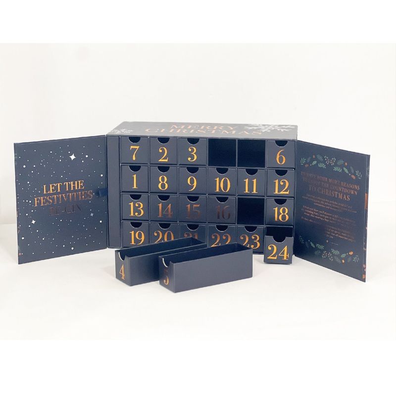 Boîte cadeau en papier carton pour les bijoux cosmétiques