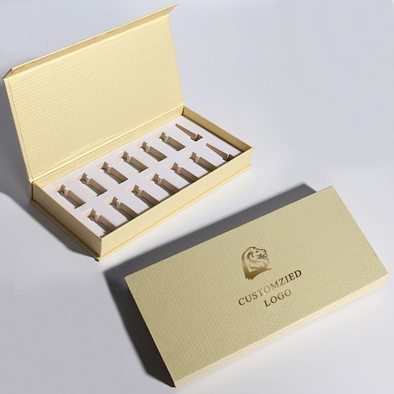 Boîte cadeau magnétique rigide de luxe rectangulaire pour emballage de parfums