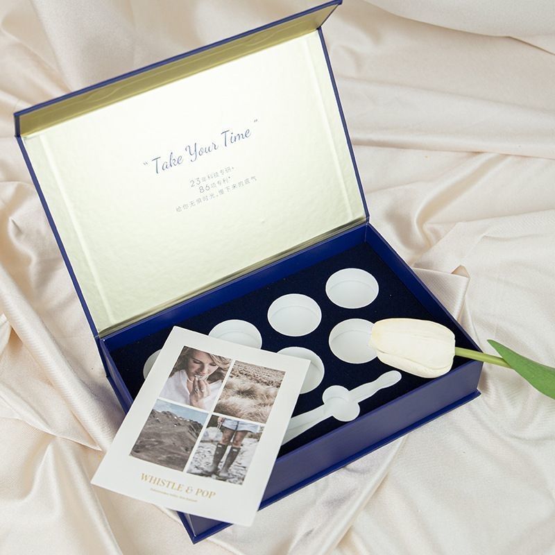 Boîte cadeau magnétique rigide de luxe rectangulaire pour emballage de parfums