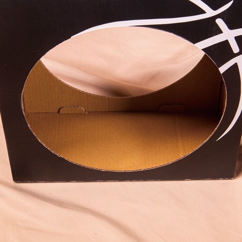 Boîte d'affichage en papier ondulé rigide pour basket-ball