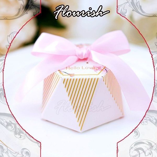 Boîte d'emballage en papier cadeau de bonbons chocolatés sur mesure en feuille d'or chaude
