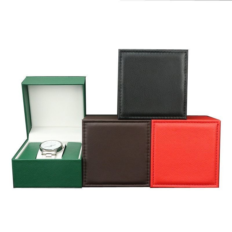 Boîte à montres en cuir PU imperméable avec tiroir de bijoux Boîte à affichage de stockage Logo personnalisé