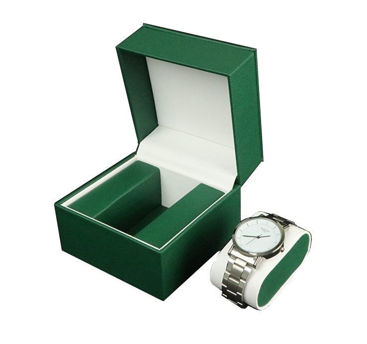 Boîte à montres en cuir PU imperméable avec tiroir de bijoux Boîte à affichage de stockage Logo personnalisé