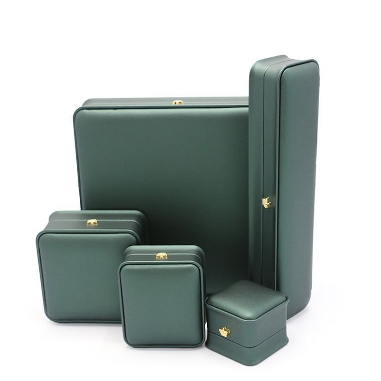 Impression personnalisée de logo Luxe PU Jewelry Box Portable Boucle d'oreille de voyage Jewelry Bag Double Box de stockage