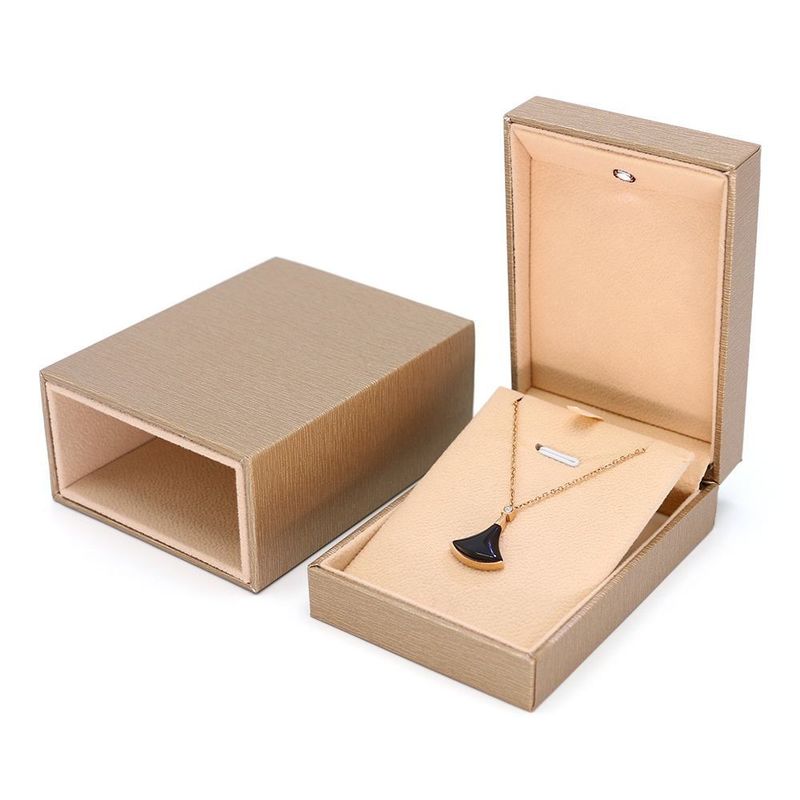 Boîte à bague/collier/auriculaire Temps de livraison en vrac 15-20 jours 100% papier recyclable Boîte à tiroirs avec lumière LED