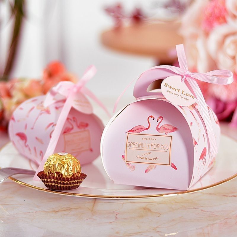 Boîte cadeau imprimée personnalisée en couleur vive Boîte cadeau papier bonbons