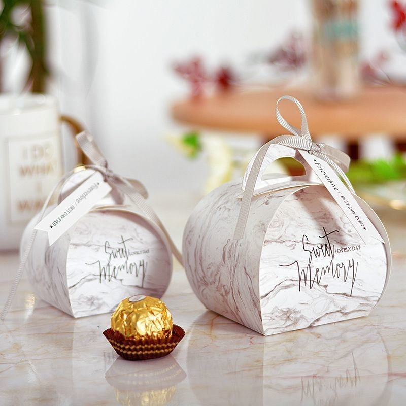 Boîte cadeau imprimée personnalisée en couleur vive Boîte cadeau papier bonbons