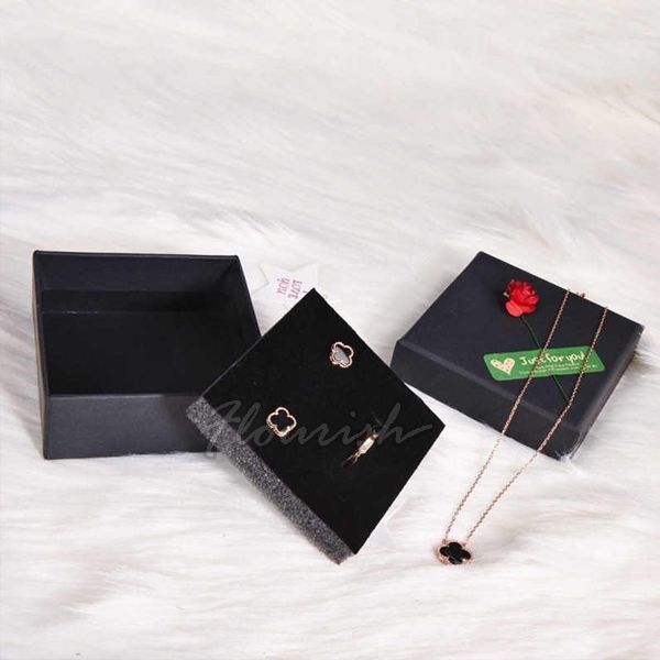 Boîtes à bijoux en papier kraft moyen Boîtes cadeaux en carton / carton Couleur et taille multiples