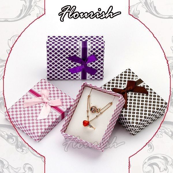 Petits cartons rigides boîtes de bijoux en papier pour les fêtes boîtes d'emballage cadeau avec couvercle et base