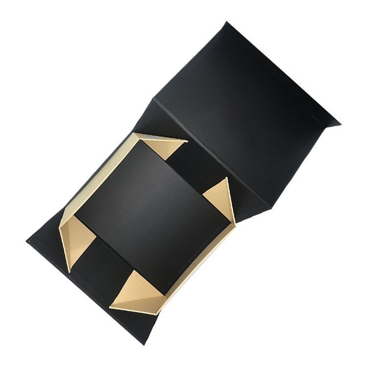 Boîte en carton rigide pliable avec fermeture magnétique Boîte cadeau en papier pour la fête de mariage de la montre