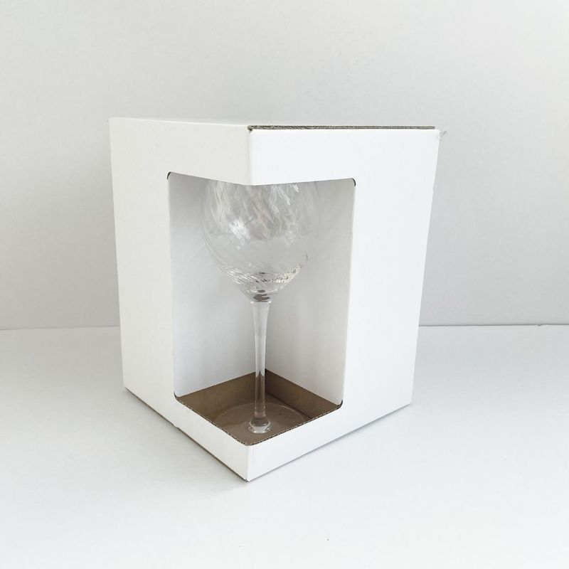 Boîtes d'emballage en papier kraft personnalisées Boîtes d'affichage en carton ondulé pour verre