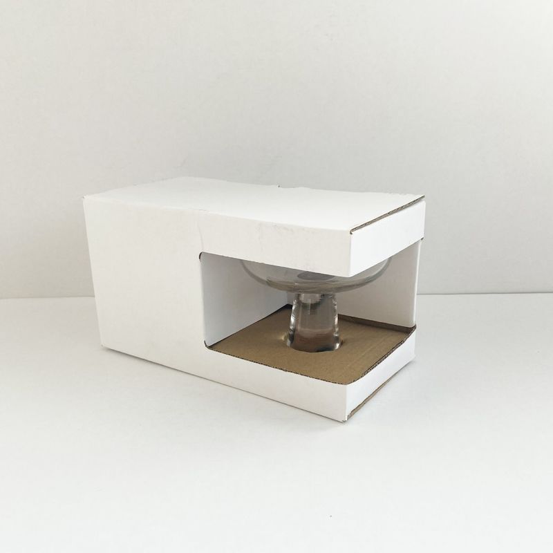 Boîtes d'emballage en papier kraft personnalisées Boîtes d'affichage en carton ondulé pour verre