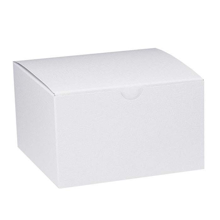 Boîtes cadeaux en papier 100% recyclé en haut pliable en une pièce en carton ondulé et boîtes d'expédition Kraft naturelles à rainures texturées