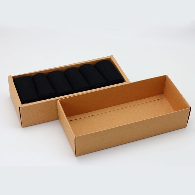 Solution d'emballage écologique Boîte en papier kraft recyclable pour les cosmétiques Rouge de lèvres Parfum chaussettes électroniques casque téléphonique casque