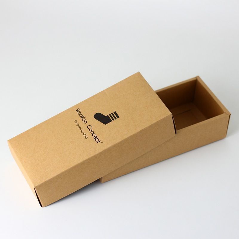 Solution d'emballage écologique Boîte en papier kraft recyclable pour les cosmétiques Rouge de lèvres Parfum chaussettes électroniques casque téléphonique casque