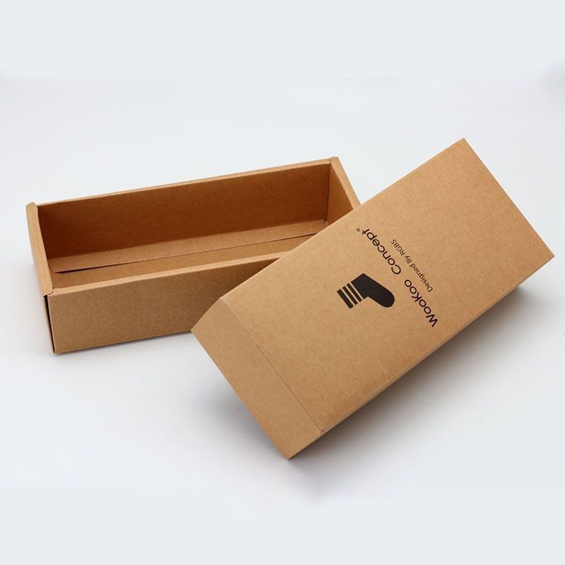Solution d'emballage écologique Boîte en papier kraft recyclable pour les cosmétiques Rouge de lèvres Parfum chaussettes électroniques casque téléphonique casque