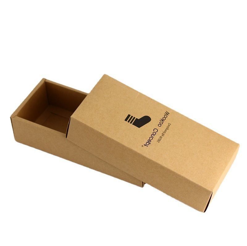 Solution d'emballage écologique Boîte en papier kraft recyclable pour les cosmétiques Rouge de lèvres Parfum chaussettes électroniques casque téléphonique casque