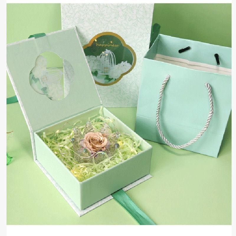 Type de livre Magnétique Clousre papier Emballage Boîte cadeau Avec ruban Logo personnalisé imprimé