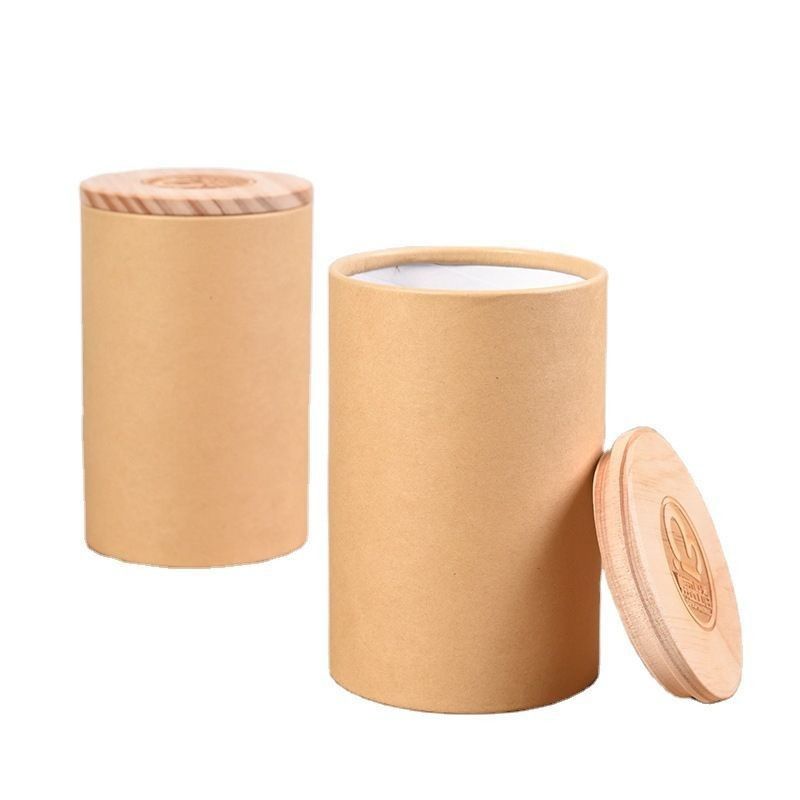 Boîtes en papier sur mesure Emballage Boîte en papier ronde pour biscuits Alimentation Thé et chocolat