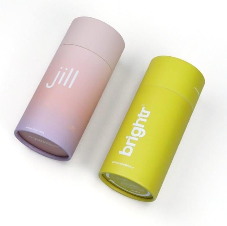 Emballage en boîtes de papier rondes pour les bougies de parfums cosmétiques et bijoux