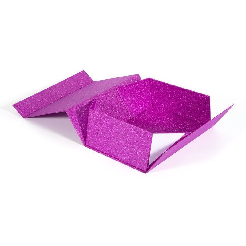 Boîte cadeau pliable de luxe Boîte d'emballage en carton papier pour les extensions de perruque de cheveux humains