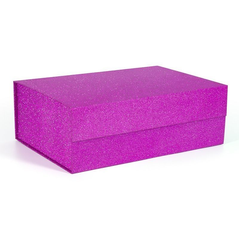 Boîte cadeau pliable de luxe Boîte d'emballage en carton papier pour les extensions de perruque de cheveux humains