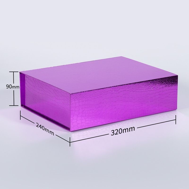 Boîte cadeau pliable de luxe Boîte d'emballage en carton papier pour les extensions de perruque de cheveux humains