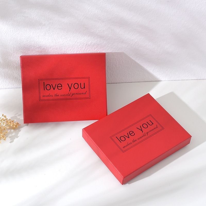 Le ciel et la terre couvercle personnalisé rouge à lèvres rectangulaire parfum boîte cadeau pour les faveurs de mariage personnalisées
