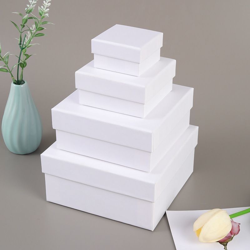 Petite boîte cadeau carré Boîtes cadeau avec couvercles Pour la fête des mères mariage de fin d'études