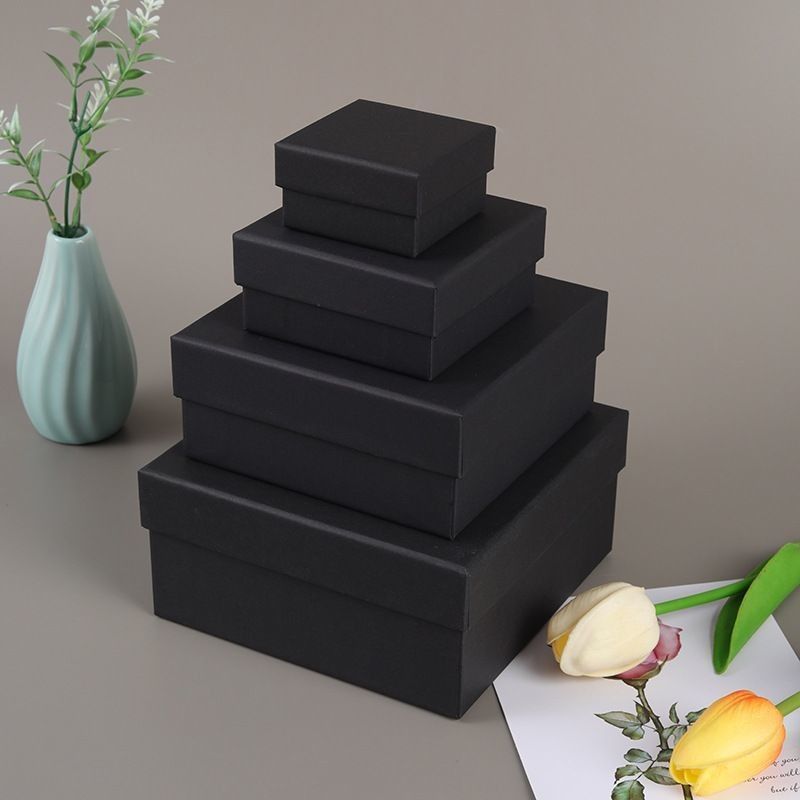 Petite boîte cadeau carré Boîtes cadeau avec couvercles Pour la fête des mères mariage de fin d'études