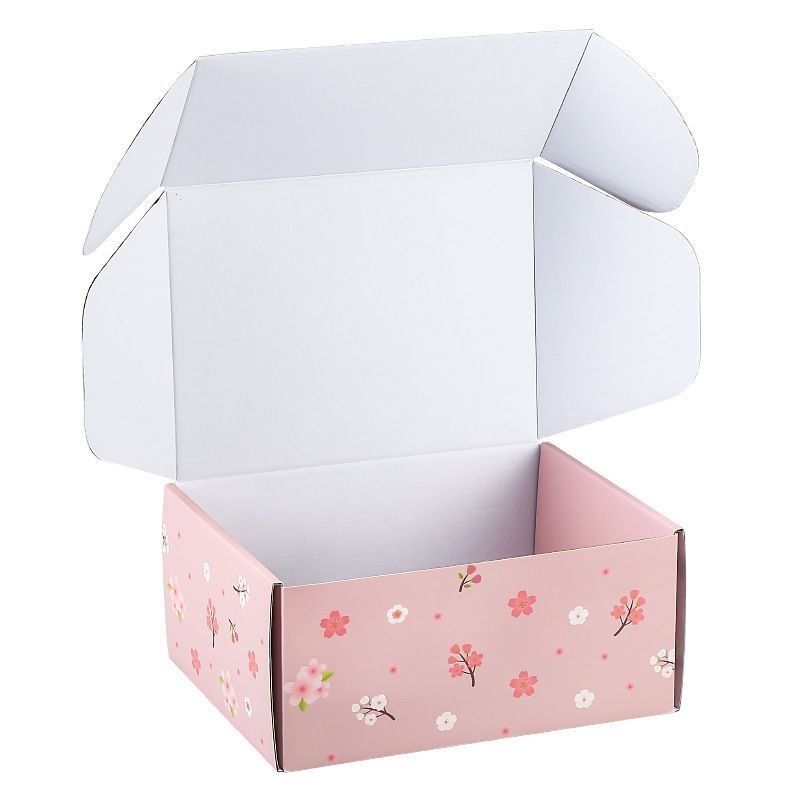 Commerce électronique Entreprises Boîtes cadeaux pliantes Boîtes carton Carton carton courriers en papier rigide ondulé