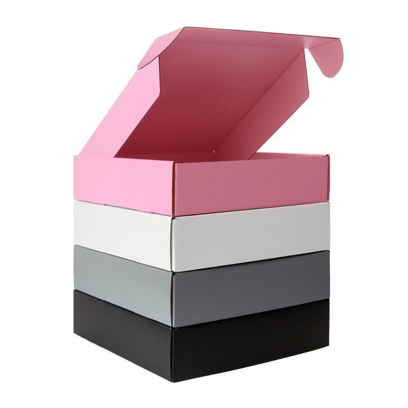 Boîte cadeau pliable en papier cartonné ondulé Vêtements Dessert Cosmétiques Fruits Boîte cadeau d'emballage