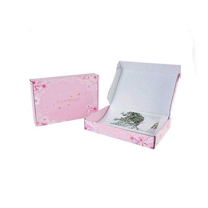 OEM boîte à cadeaux pliable Boîte à courrier papier personnalisée pour chaussures T-shirts robe
