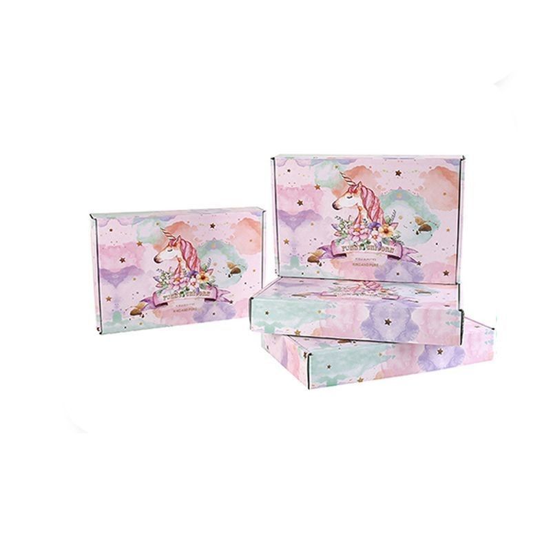 OEM boîte à cadeaux pliable Boîte à courrier papier personnalisée pour chaussures T-shirts robe