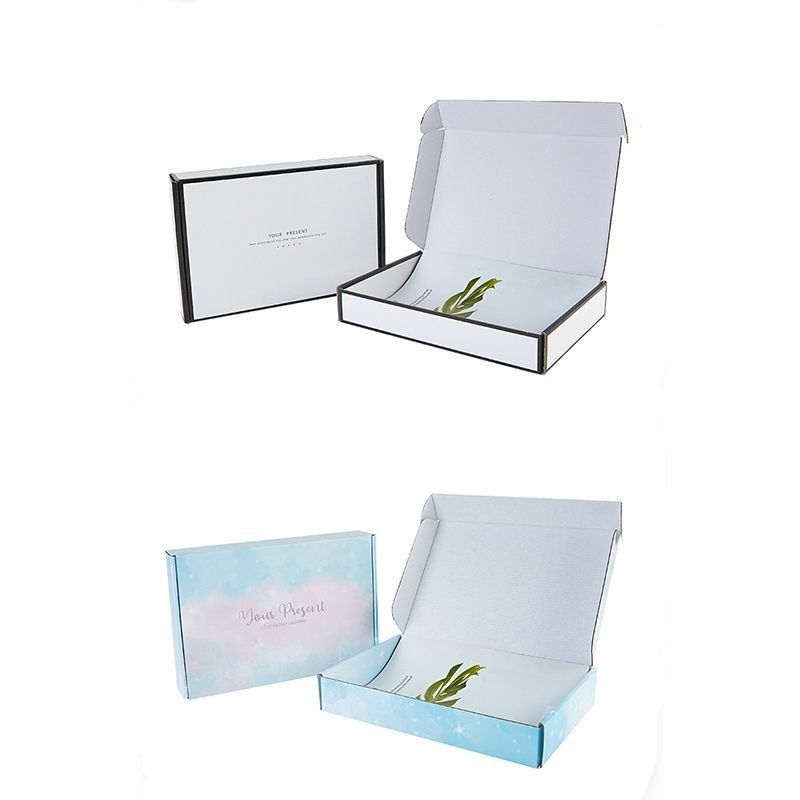 OEM boîte à cadeaux pliable Boîte à courrier papier personnalisée pour chaussures T-shirts robe