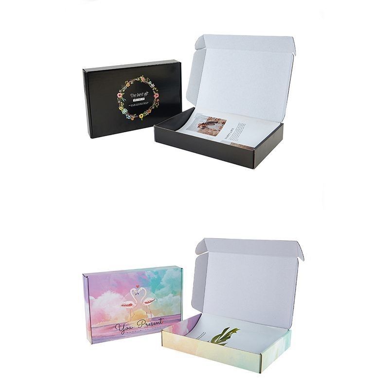 OEM boîte à cadeaux pliable Boîte à courrier papier personnalisée pour chaussures T-shirts robe