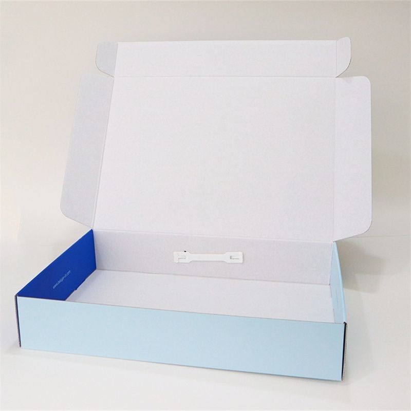 Logo personnalisé pliable plat en carton ondulé à 3 plis Boîte de papier kraft pour oreiller domestique Organisation de remise en forme sportive