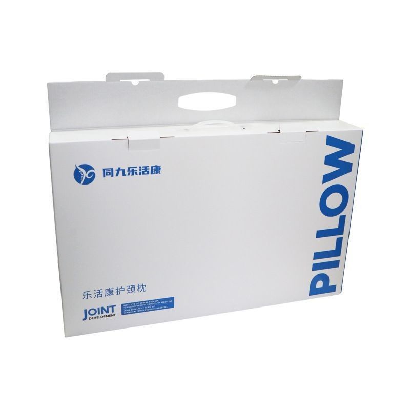 Logo personnalisé pliable plat en carton ondulé à 3 plis Boîte de papier kraft pour oreiller domestique Organisation de remise en forme sportive