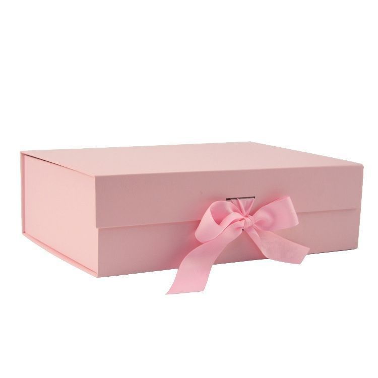 Maquillage Cosmétiques Chemises Chaussures Emballage Plagiable Logo personnalisé Boîte de rangement avec ruban et impression de logo