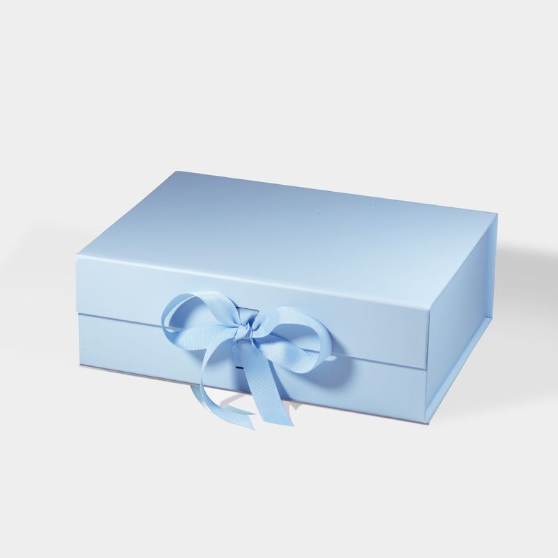 Boîte d'emballage ondulée à aimant pliable pour montre parfum gâteau de fleurs bijoux chaussures de vin