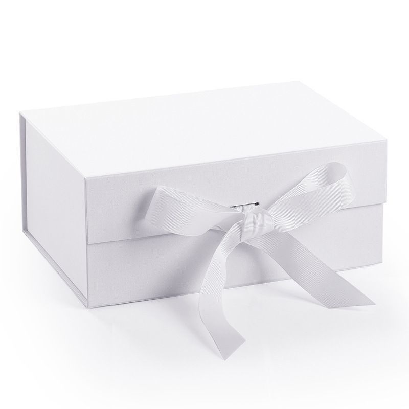 Boîte d'emballage ondulée à aimant pliable pour montre parfum gâteau de fleurs bijoux chaussures de vin