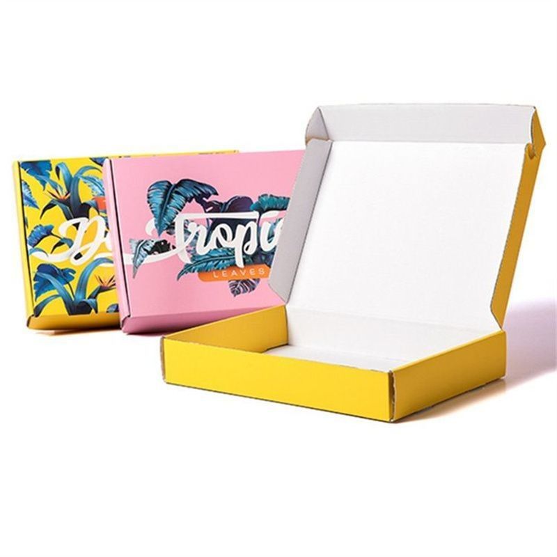 Emballage en carton ondulé Boîte cadeau Boîtes d'expédition Boîtes de messagerie Logo personnalisé Imprimé