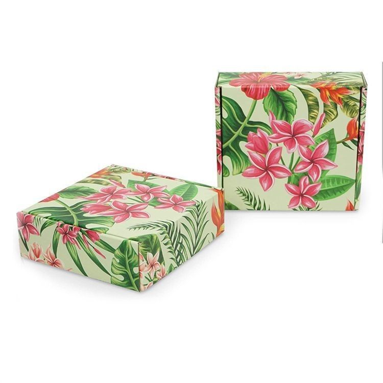 Boîte de carton en carton ondulé recyclable Eco-friendly 3 couches Boîte d'emballage cadeau