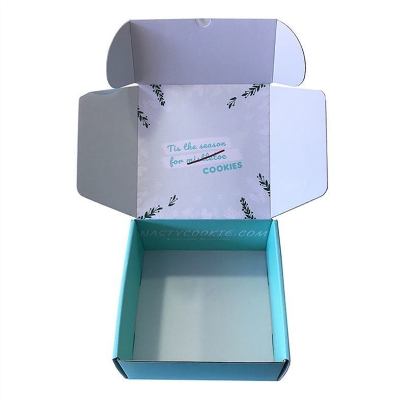 Boîte de carton en carton ondulé recyclable Eco-friendly 3 couches Boîte d'emballage cadeau