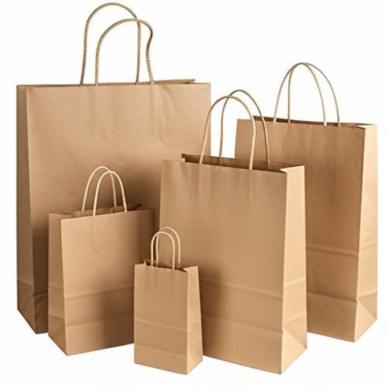 Sacs-cadeaux en papier écologique Matériau recyclable solide Convient pour les magasins de détail Cadeaux d'entreprise et cadeaux d'événements