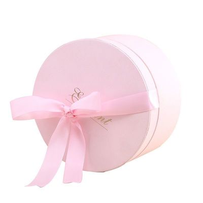 Décoration de Noël Boîtes en papier recyclé Boîtes cadeau boîtes de carton rondes